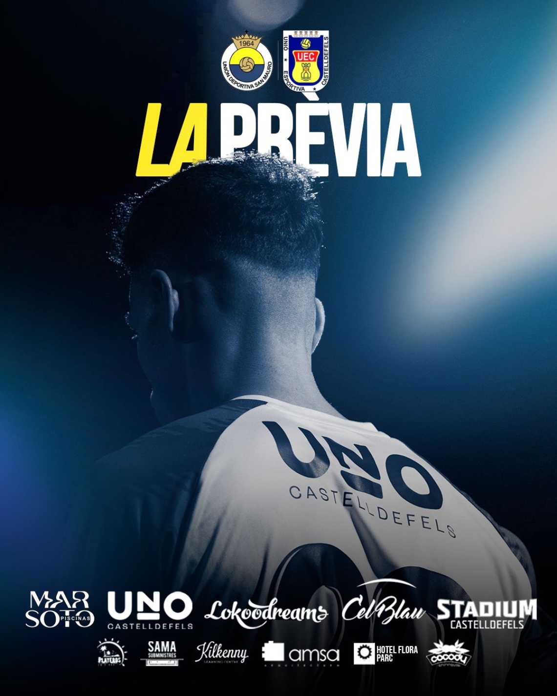 Lliga Elit 25-26. Prèvia Jornada 13. UD SAN MAURO - UE CASTELLDEFELS (dissabte 20 de desembre; 18:45h, Mpal Santa Margarida de Montbui)