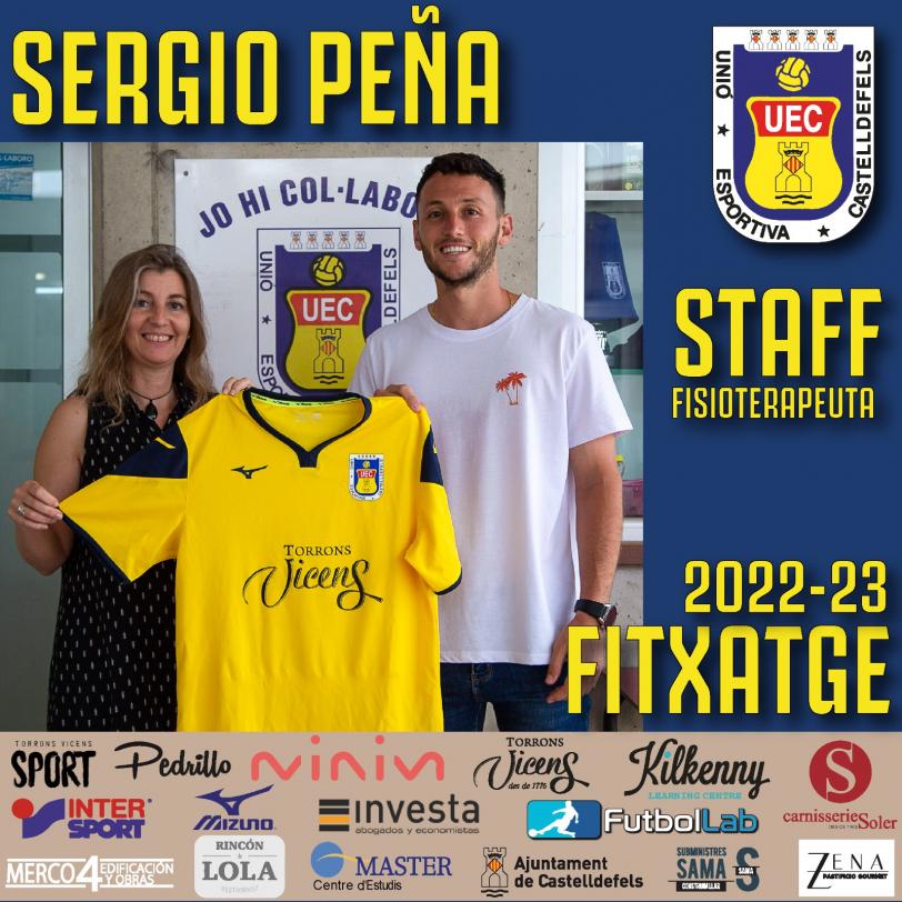 SERGIO PEÑA, NOU FISIOTERAPEUTA UE CASTELLDEFELS 22-23