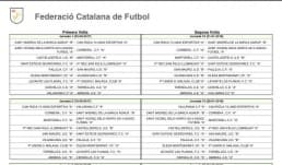Tercera Catalana (Grup 8). CALENDARIO OFICIAL UE CASTELLDEFELS B 17-18
