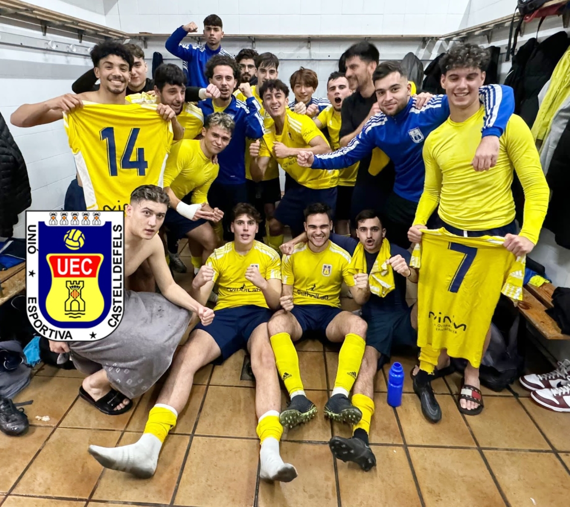 Tercera Catalana 23-24 (Grup 11). Jornada 17. UE CASTELLDEFELS B - EJ CAN PI: 6-0. Golejada per a encetar la segona volta a casa