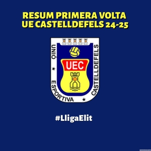 RESUM ESTADÍSTIC PRIMERA VOLTA UE CASTELLDEFELS 24-25