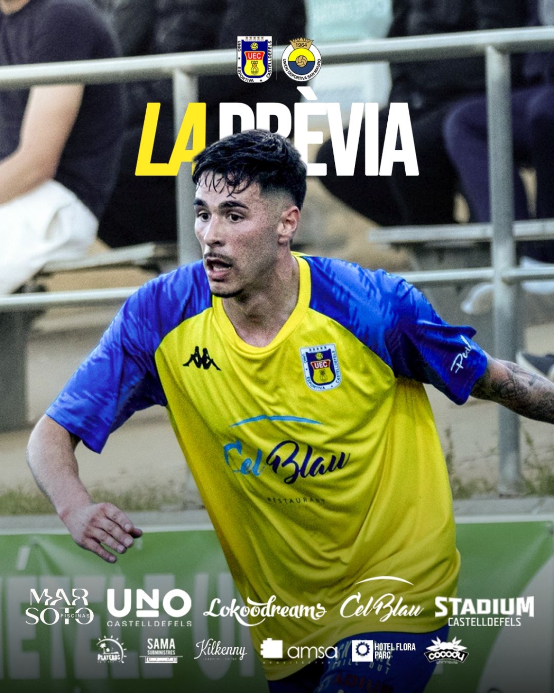 Lliga Elit 25-26. Prèvia Jornada 28. UE CASTELLDEFELS - UD SAN MAURO (dissabte 2 de maig; 18:30h; Els Canyars)