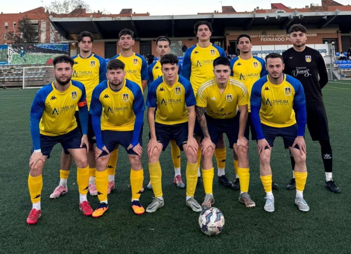 Tercera Catalana 25-26. Jornada 24. UE CASTELLDEFELS C - UE SITGES B: 3-2. Important victòria