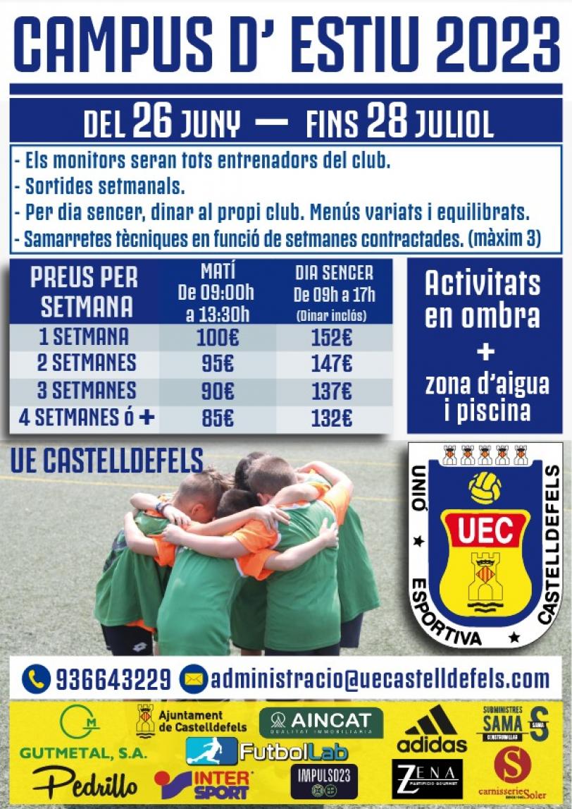 CAMPUS ESTIU UE CASTELLDEFELS 2023
