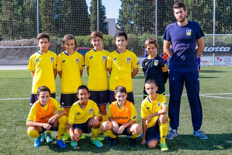 PARTIT DE LA JORNADA FUTBOL BASE: Derrota de l'Aleví B contra un potent FC Barcelona (1-7)