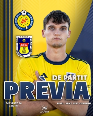 Lliga Elit 24-25. Prèvia Jornada 30. FC ATLÈTIC SANT JUST - UE CASTELLDEFELS (dissabte 24 de maig; 16:05h; Mpal Sant Just Desvern)