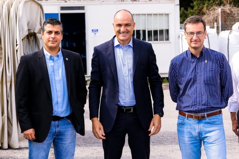 PRESÈNCIA D'ANDREU SUBIES, PRESIDENT DE LA FCF, AL CASTELLDEFELS-SANTFELIUENC