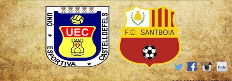 CARTEL UE CASTELLDEFELS - FC SANTBOIÀ (31-01; 12h; Els Canyars)