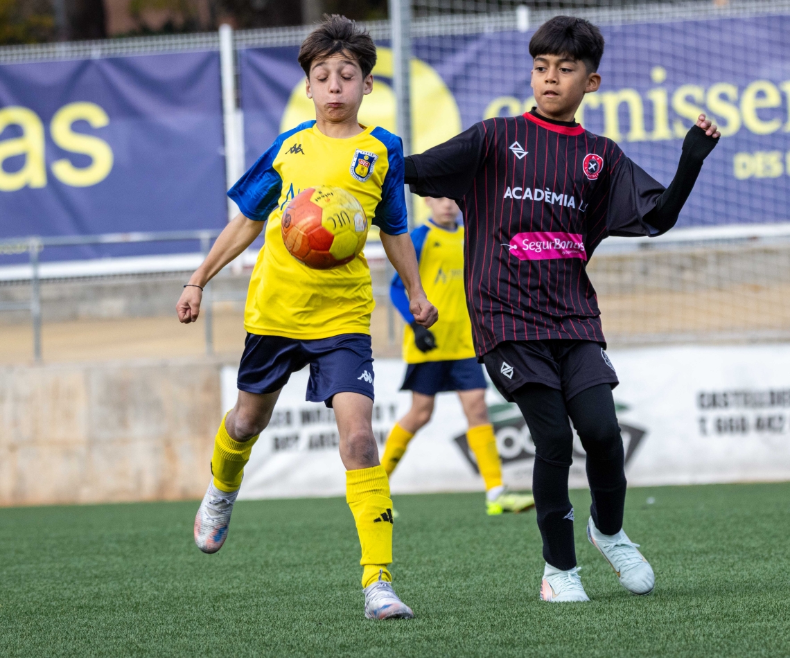 LES DADES DE LA JORNADA FUTBOL BASE UE CASTELLDEFELS (13-14 DESEMBRE 2025)