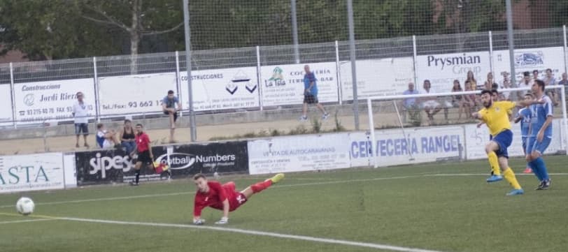 Partit Festa Major 2016. UE CASTELLDEFELS - UD VISTA ALEGRE: 1-0. Un gol de Cervantes decideix l'encontre