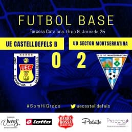 Tercera Catalana (Grup 8)  UE CASTELLDEFELS B - UD SECTOR MONTSERRATINA: 0-2