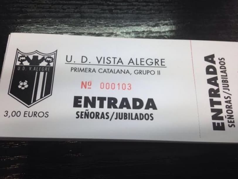 JA SÓN DISPONIBLES LES ENTRADES VIA ANTICIPADA DEL VISTA ALEGRE-CASTELLDEFELS