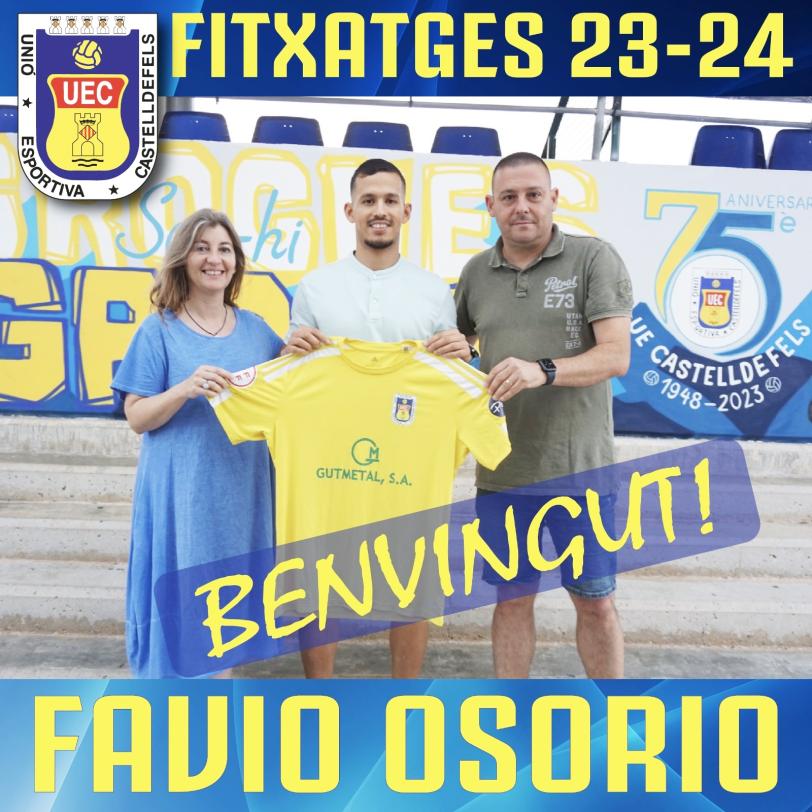 FAVIO OSORIO (MARTINENC), NOU JUGADOR UE CASTELLDEFELS