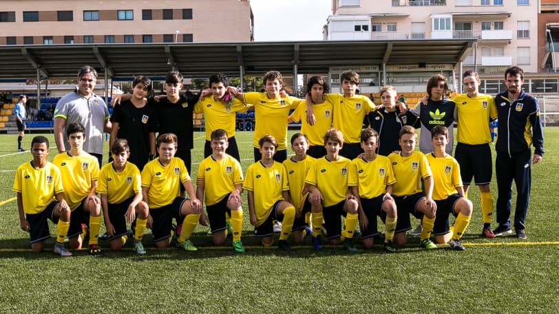 PARTIT DE LA JORNADA FUTBOL BASE. Cinquè triomf consecutiu d'un gran Infantil C (7-1)
