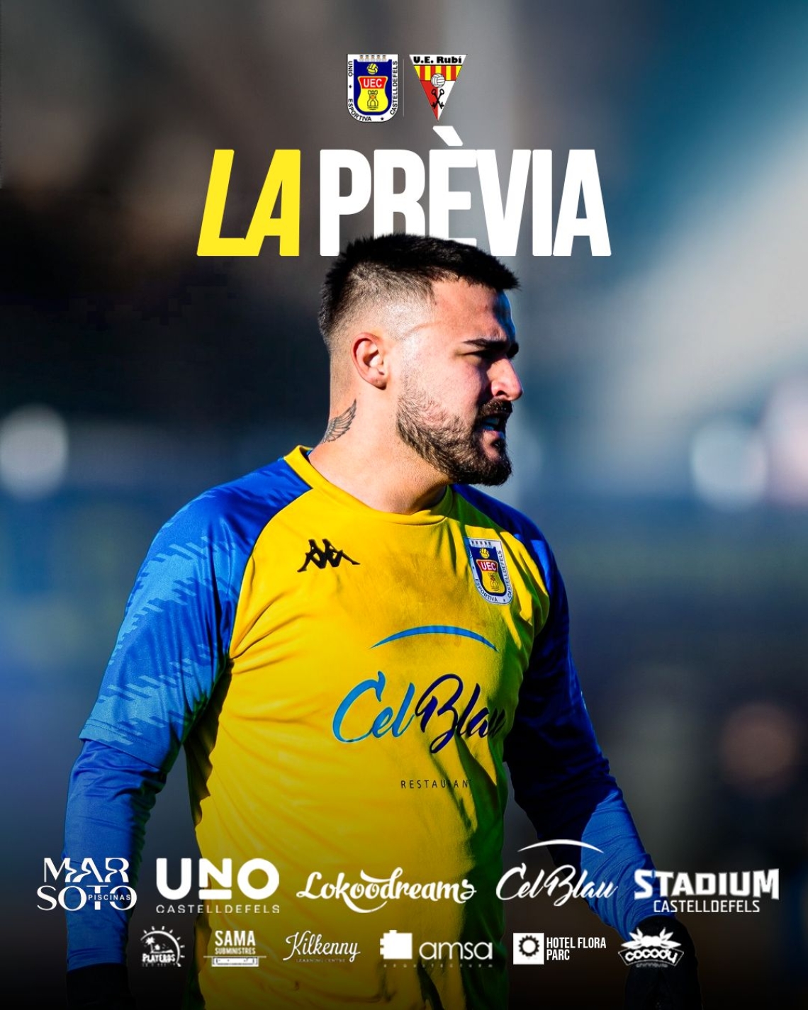 Lliga Elit 25-26. Prèvia Jornada 19. UE CASTELLDEFELS - UE RUBÍ (dissabte 21 de febrer; 18:30h; Els Canyars)