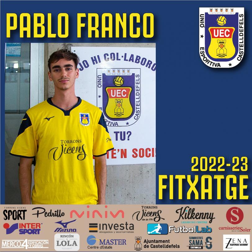 PABLO FRANCO (Gavà) TORNA A LA UE CASTELLDEFELS