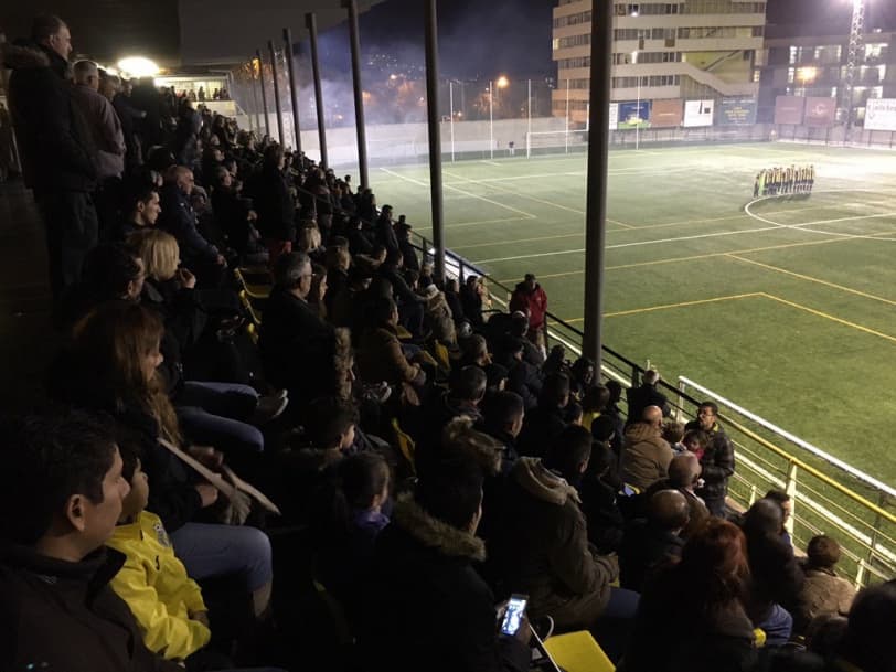 Jornada 19: CF MONTAÑESA - UE CASTELLDEFELS: 1-1. Màxima intensitat i punt d'enorme mèrit