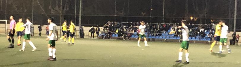 Tercera RFEF 21-22 (Grup 5). Jornada 16. UE SANTS - UE CASTELLDEFELS: 1-1. Amb la mel als llavis