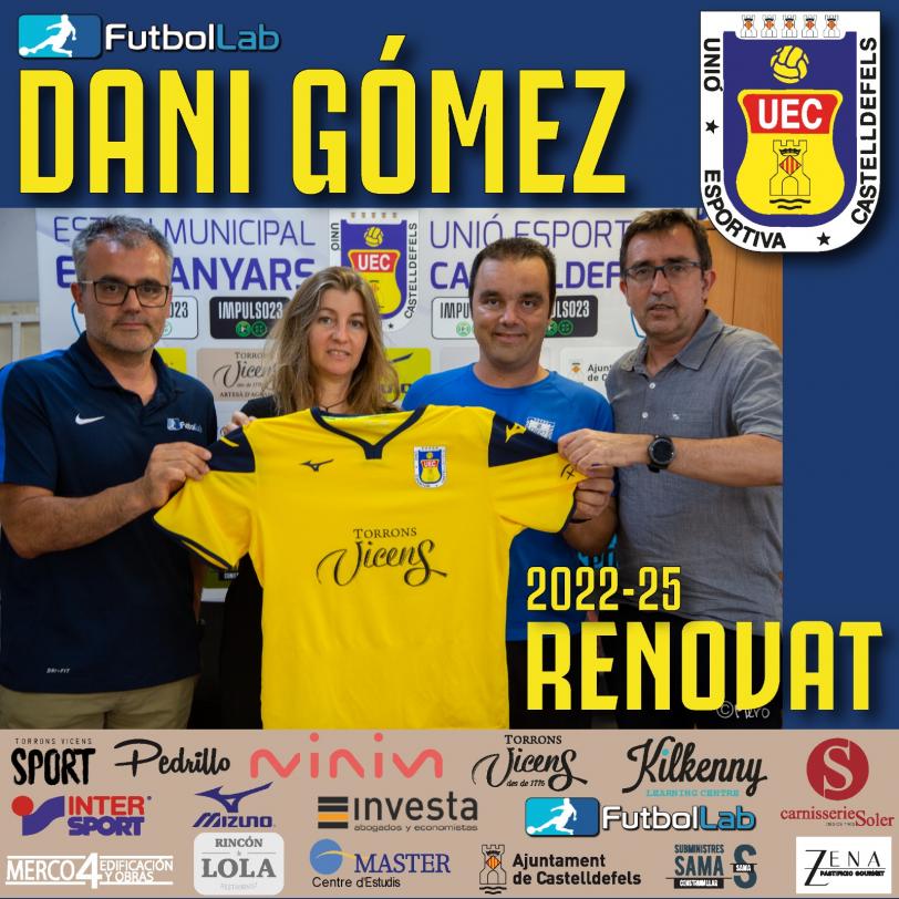 DANI GÓMEZ I FUTBOL LAB RENOVEN AL CAPDAVANT DE LA DIRECCIÓ ESPORTIVA FUTBOL BASE UE CASTELLDEFELS