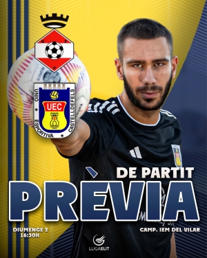 Lliga Elit 24-25. Prèvia Jornada 17. UE VALLS - UE CASTELLDEFELS (diumenge 2 de febrer; 16:30h; Camp de Futbol IEM del Vilar)