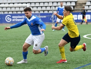 Lliga Elit 24-25. Jornada 21. CF VILANOVA - UE CASTELLDEFELS: 1-0. De menys a més però sense punts