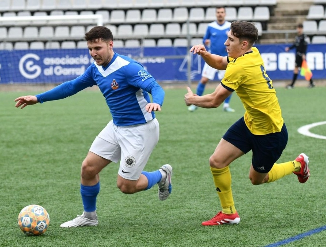 Lliga Elit 24-25. Jornada 21. CF VILANOVA - UE CASTELLDEFELS: 1-0. De menys a més però sense punts