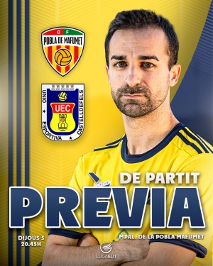 Lliga Elit 24-25. Prèvia Jornada 7. CF POBLA DE MAFUMET - UE CASTELLDEFELS (dijous 5 de desembre; 20:45h; Mpal Pobla de Mafumet)