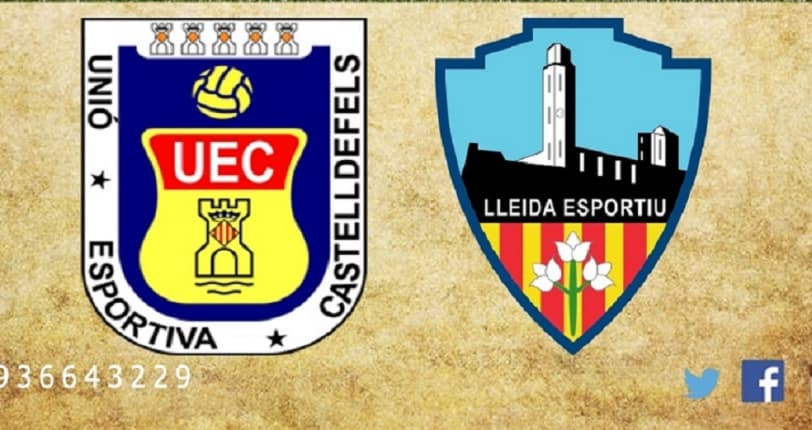 CARTEL UE CASTELLDEFELS - LLEIDA ESPORTIU B (#J13 Primera Catalana, Grup 2)