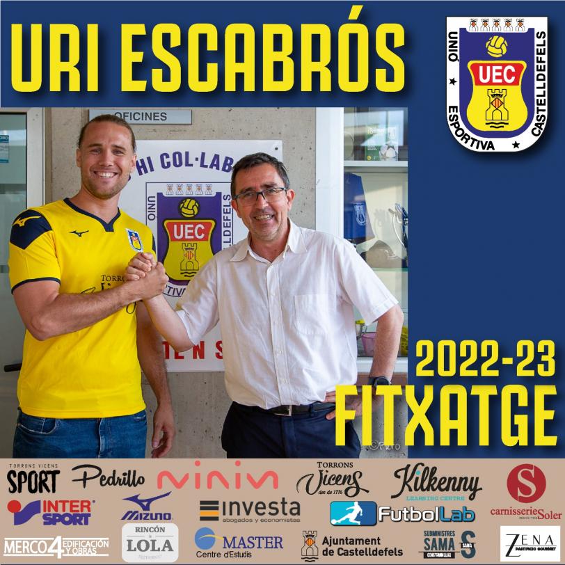 URI ESCABRÓS (Cerdanyola), NOU JUGADOR UE CASTELLDEFELS