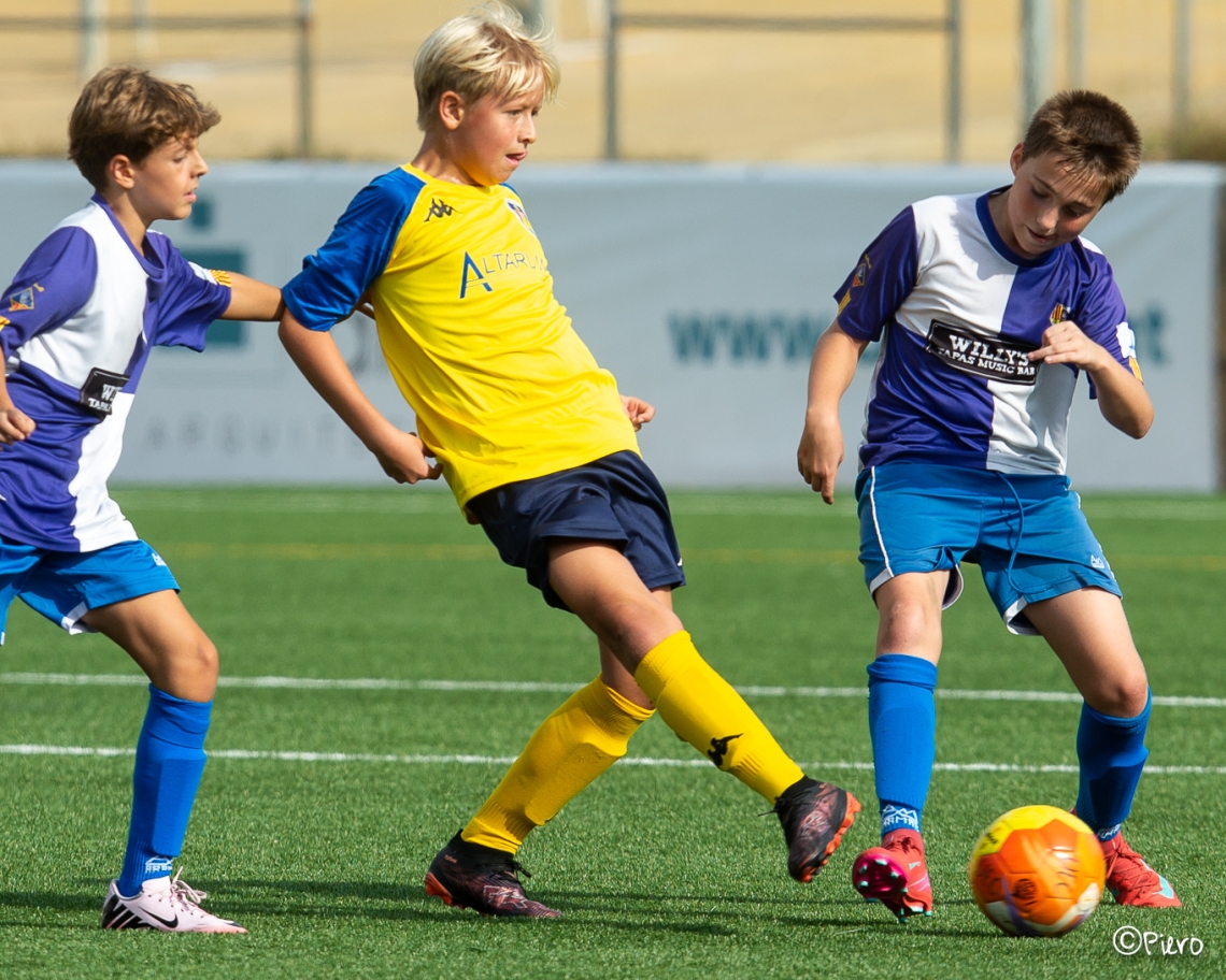 RESULTATS I GOLEJADORS/ES PARTITS CAP DE SETMANA FUTBOL BASE (4-5 OCTUBRE 2025)