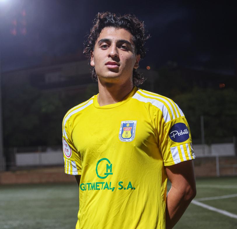 NICO CASTAÑEDA DEBUTA AMB EL PRIMER EQUIP UE CASTELLDEFELS